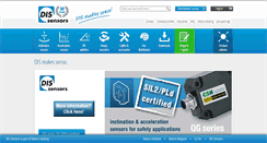 Desktop Screenshot of dis-sensors.com